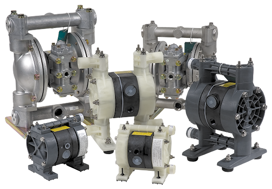 Yamada-AOD Bombas de Diafragma Operadas por aire industrial - serie NDP